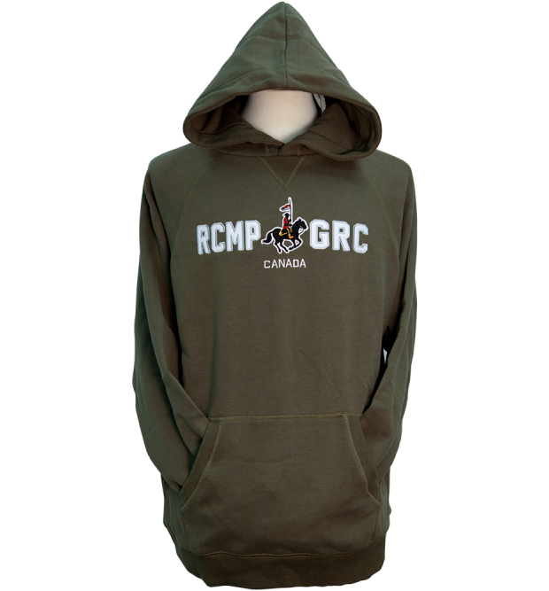 Pullover Hoody - RCMP - Military Green - Carbon Fiber Washed