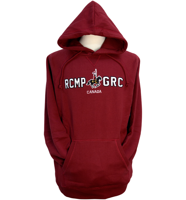 Pullover Hoody - RCMP - Burgundy - Carbon Fiber Washed