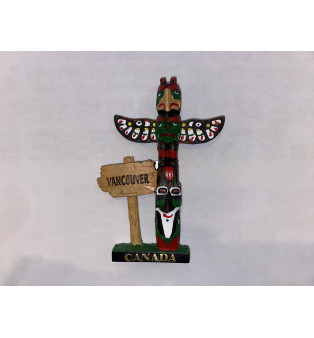 3DMagnet Canada Totem Pole 4X3 V093