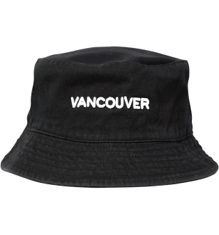 Vancouver Black Bucket Hat