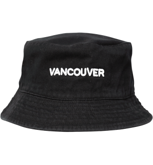 Vancouver Black Bucket Hat