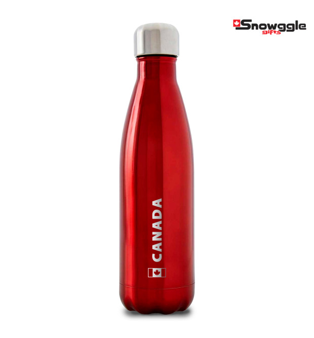 Stainless Steel Insulated Bottle - Red Canada