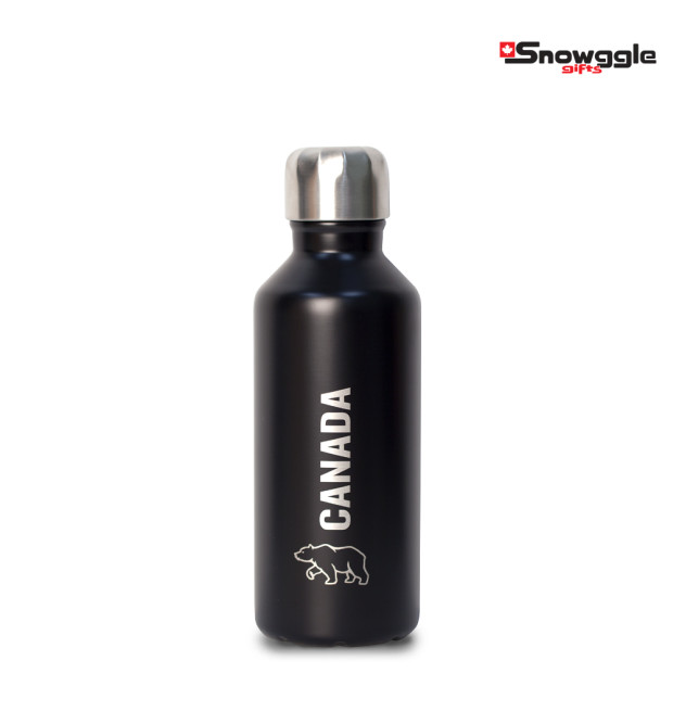 Stainless Steel Insulated Bottle - Black Canada