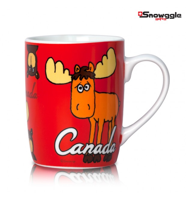 Cartoon Moose & Bear Mug