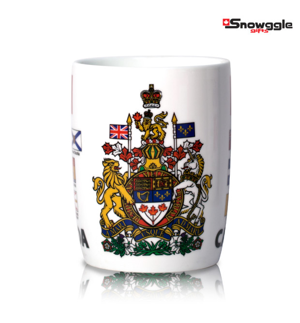 Canada Coat of Arms & Provincial Flags Mug