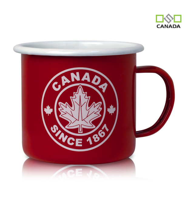 Enamel Camp Mug - Red