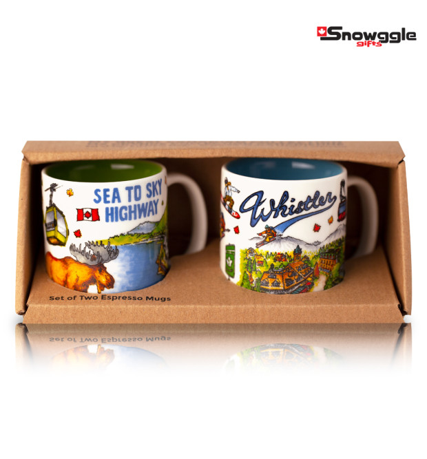 Espresso Whistler Mugs Set