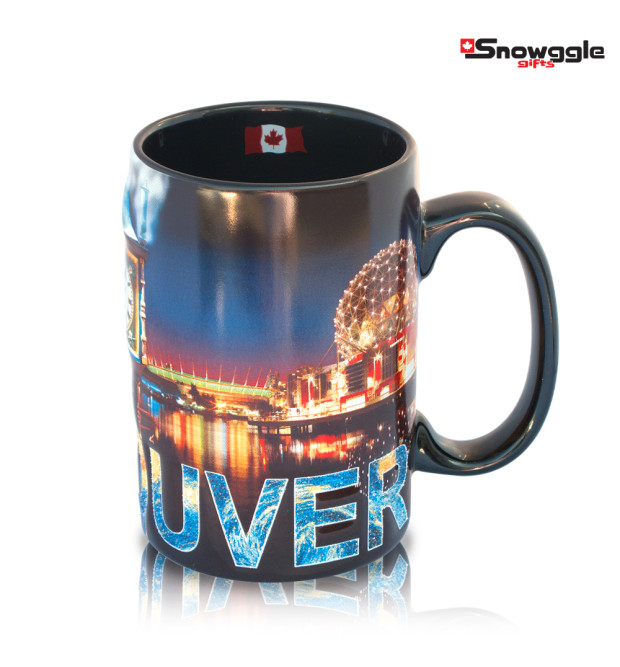 Vancouver Night 3D City Mug