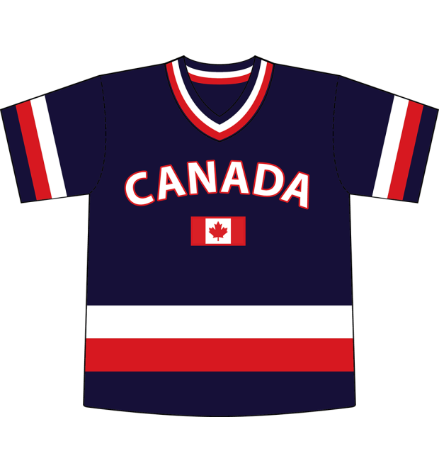 Adult Hockey Jersey Navy