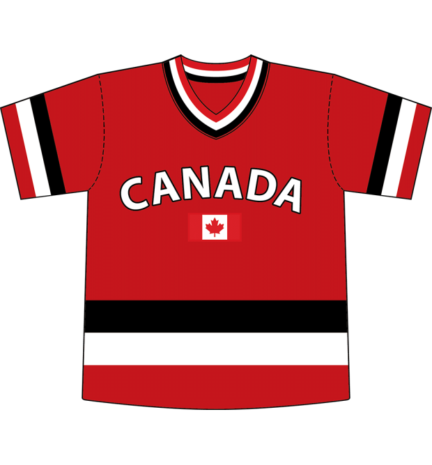 Adult Hockey Jersey Red