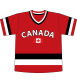 Adult Hockey Jersey Red