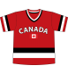 Kids Hockey Jersey Red