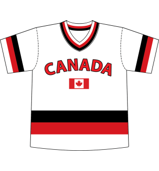 Kids Hockey Jersey White