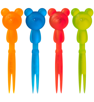 Fruit Forks - Bear in 4 colors