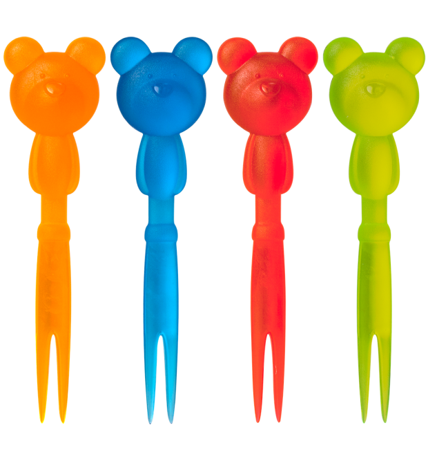 Fruit Forks - Bear in 4 colors