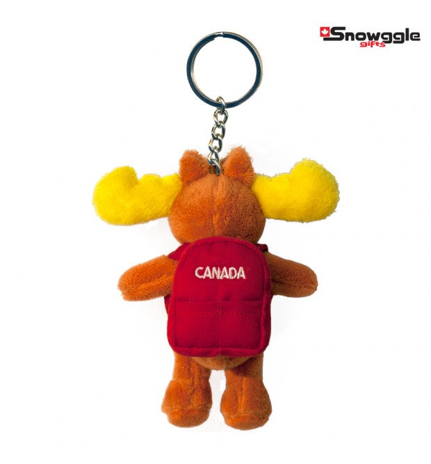 Moose with Canada Red Backpack
