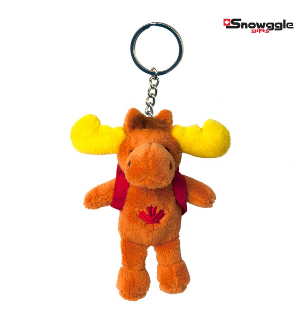 Moose with Canada Red Backpack