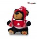 Black Bear with Red Skicap Red Sweater
