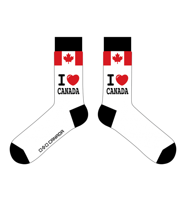 Sock - I Love Canada