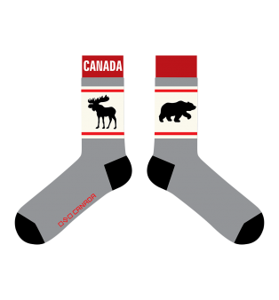 Sock - Moose and Black Bear