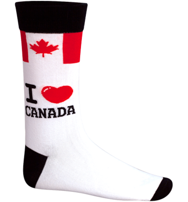 Sock - I Love Canada