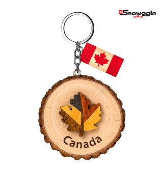 Driftwood - Keychain - Maple Leaf