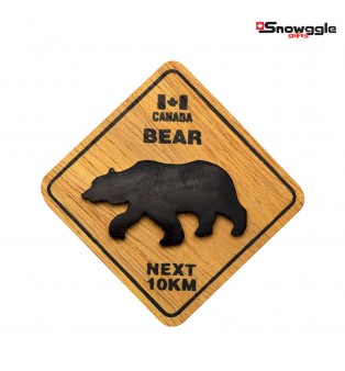 Road Sign Black Bear