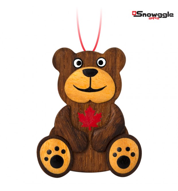 Bear with Maple Leaf